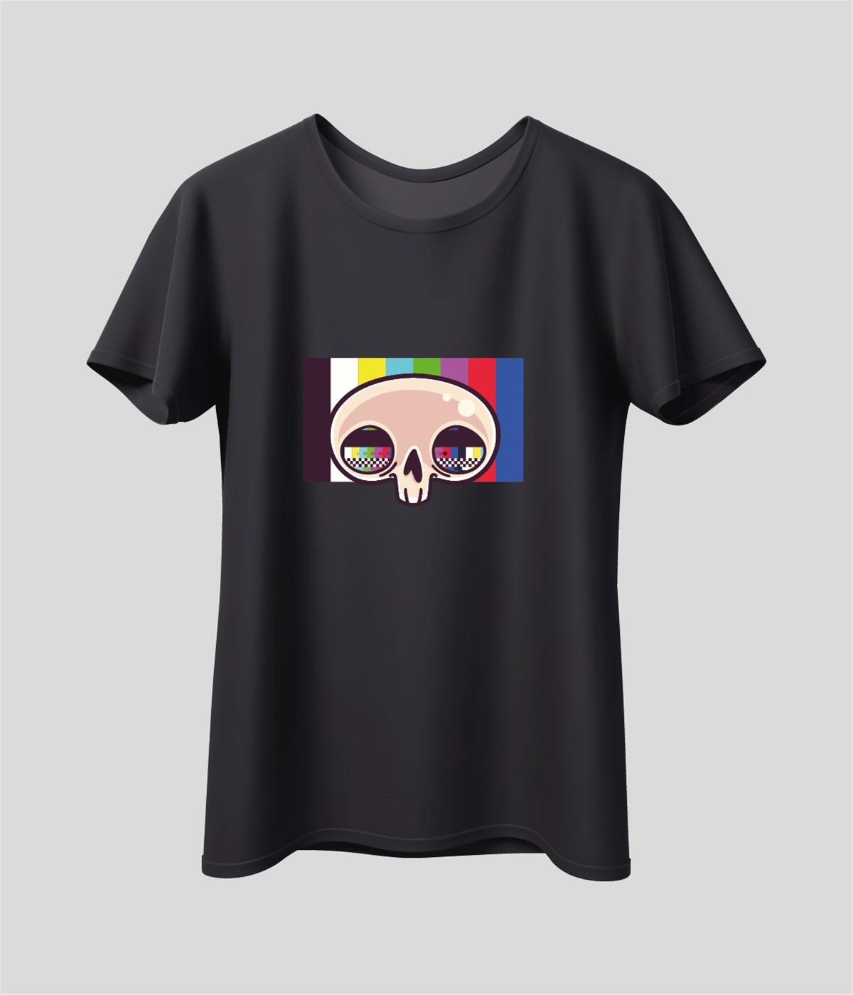 Kurukafa Ekran Baskılı T-Shirt