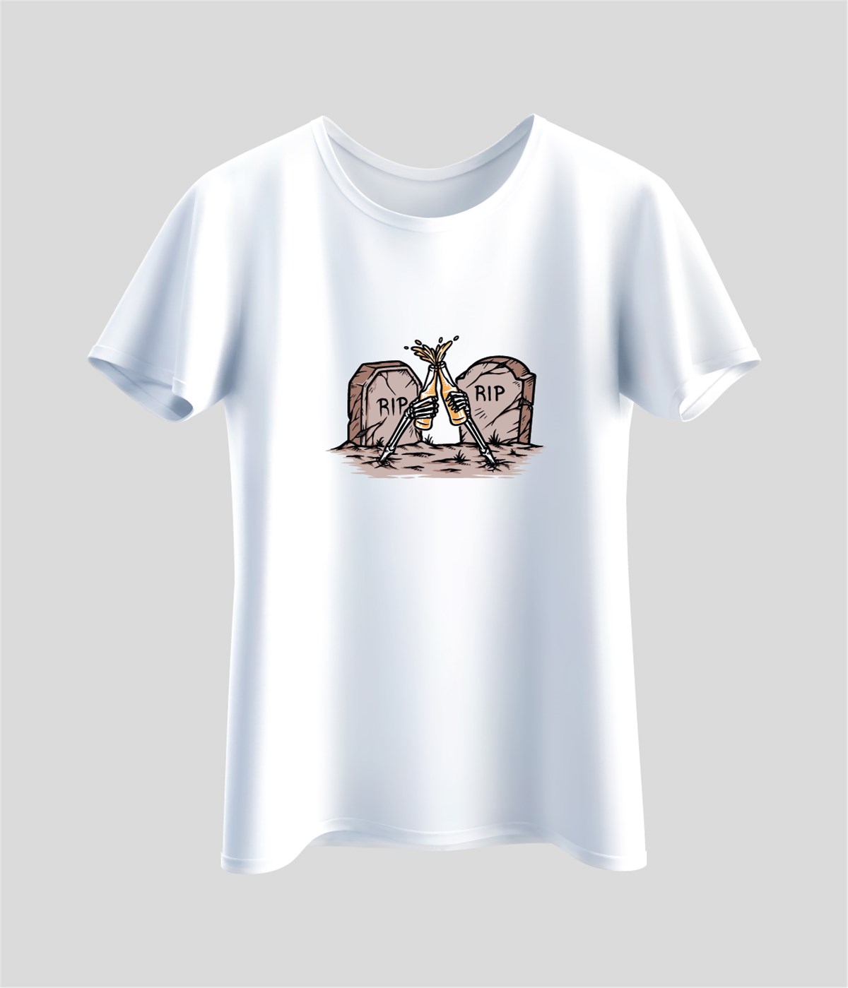 RIP Baskılı Unisex T-Shirt