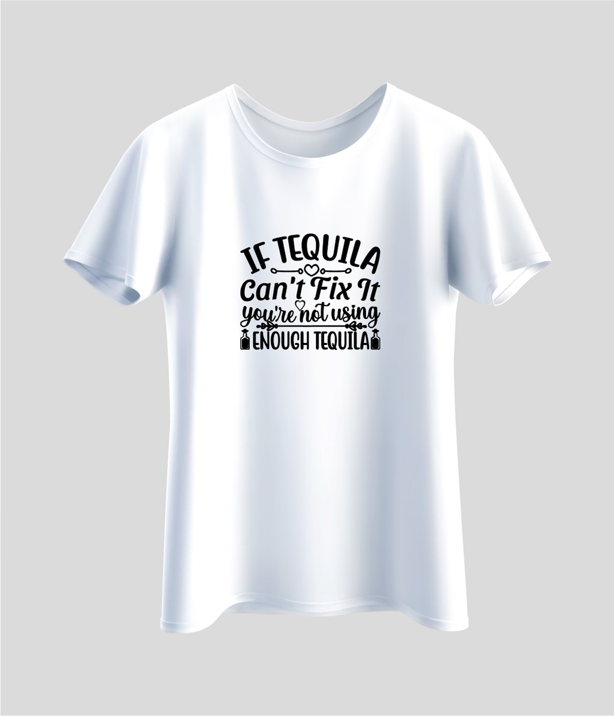 Tequila Esprili Baskılı T-Shirt
