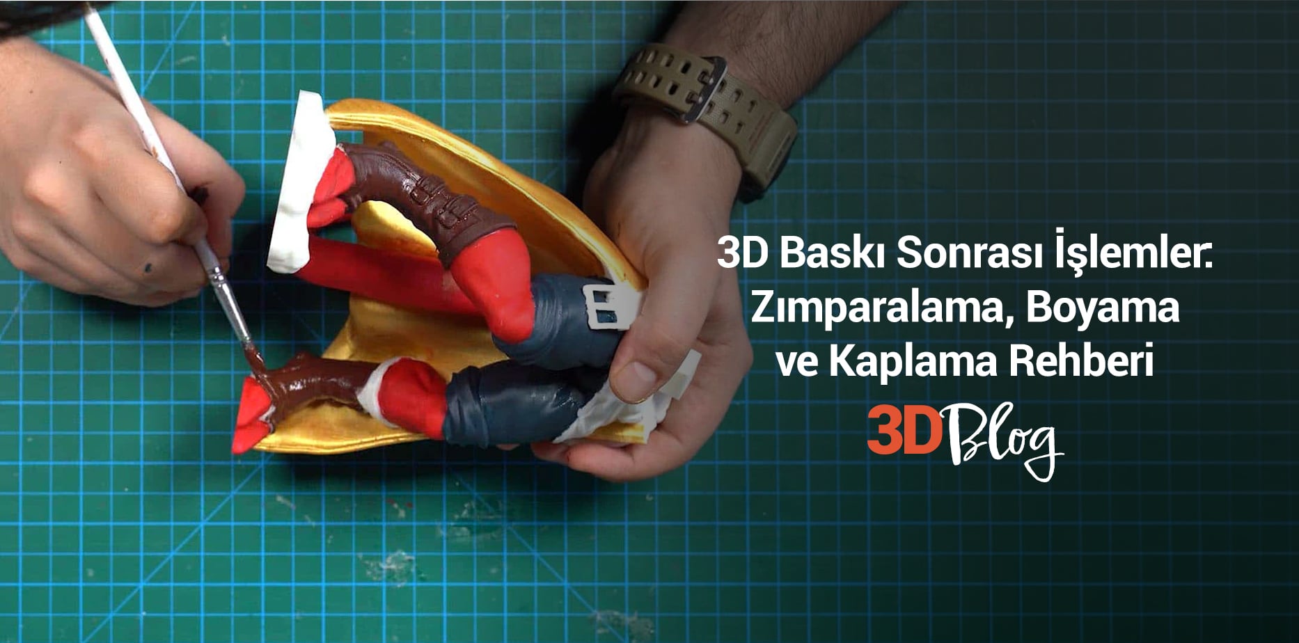 3D Baskı Sonrası İşlemler: Zımparalama, Boyama ve Kaplama Rehberi