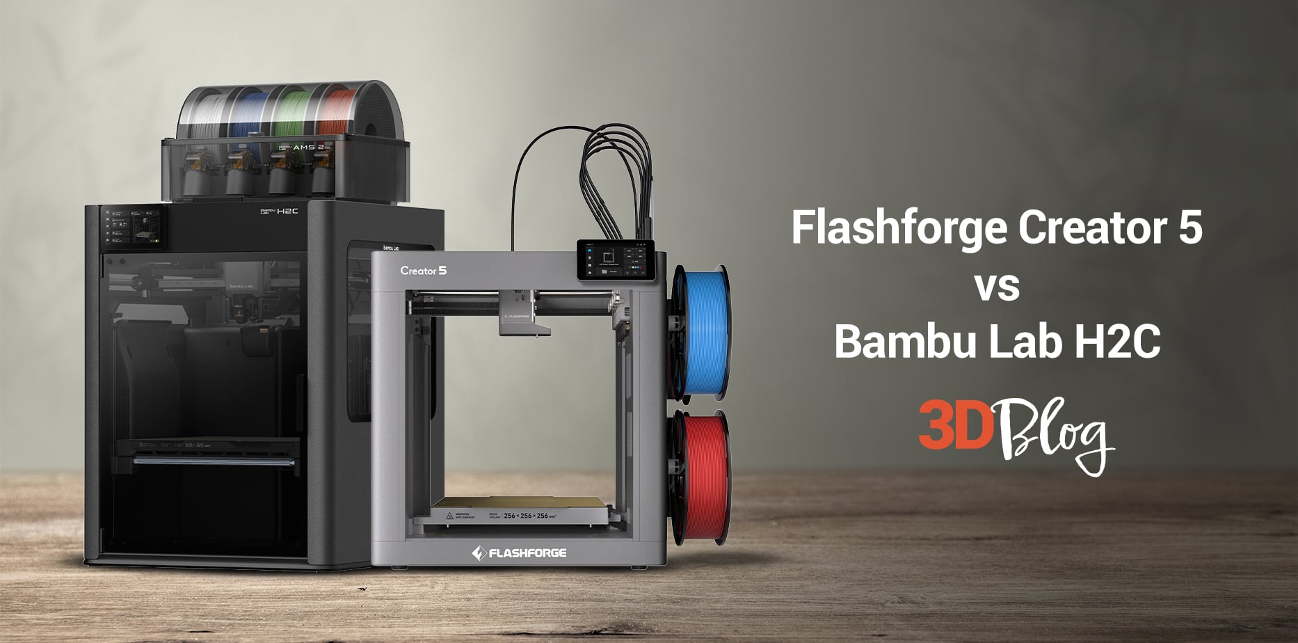 FLASHFORGE CREATOR 5 VS BAMBU LAB H2C: ATIKSIZ ÇOK MALZEMELİ 3D BASKI SİSTEMLERİ KARŞILAŞTIRMASI