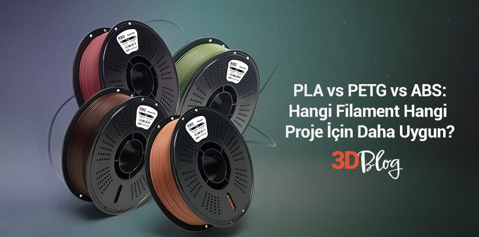 PLA vs PETG vs ABS Hangi Filament Hangi Proje İçin Daha Uygun?