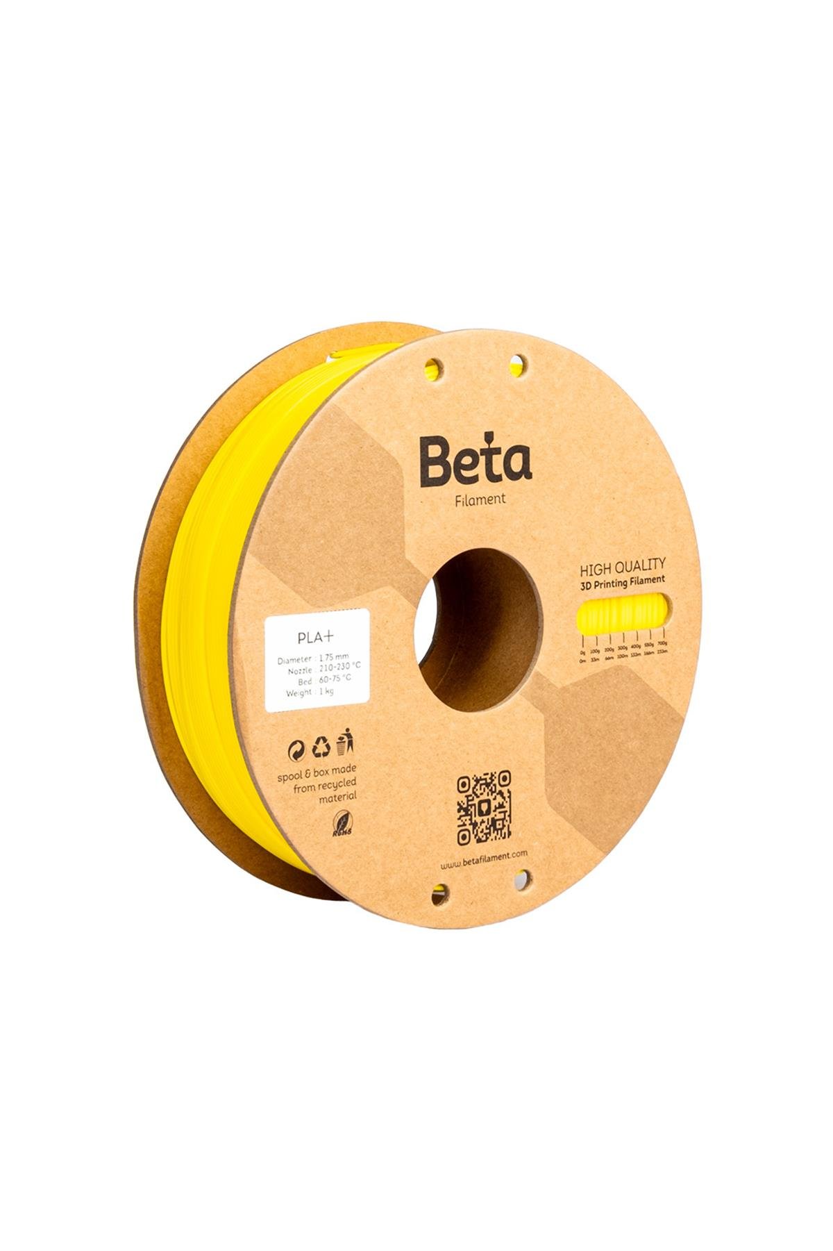 Beta PLA+ Filament Cyber Yellow
