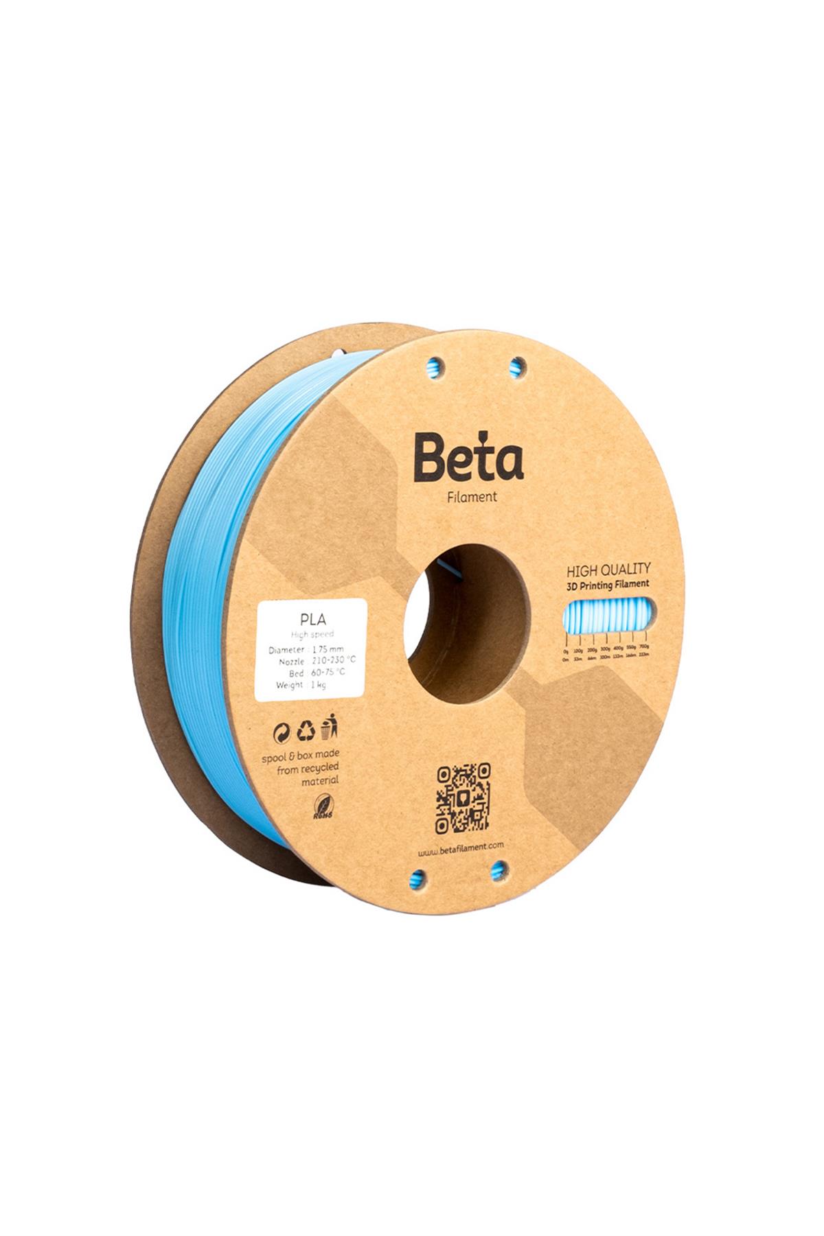 Beta PLA High-Speed Filament Sky Blue