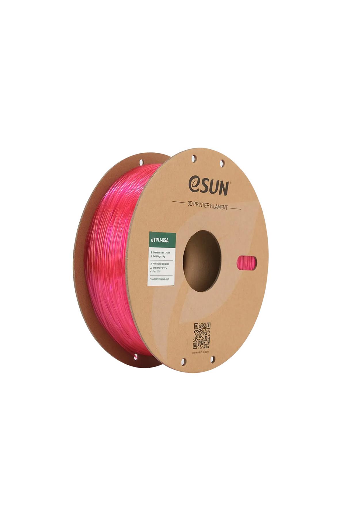 Esun Etpu-95A Filament Transparan Pembe