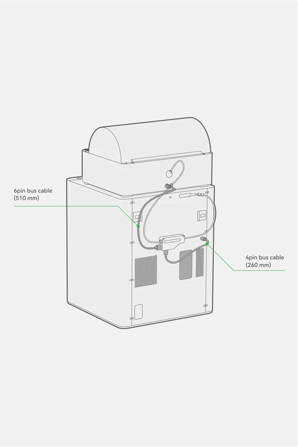 Bambu Lab Bambu Bus Cable - 6pin For AMS Hub P1P-P1S-X1C-X1E