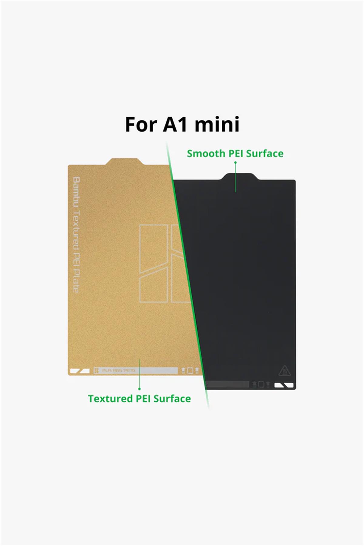 Bambu Smooth and Textured PEI Plate A1 Mini