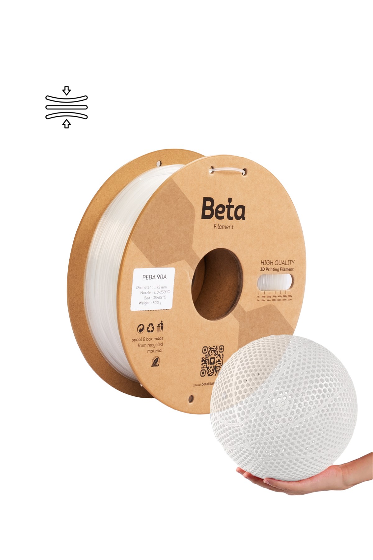 Beta PEBA 90A Transparent