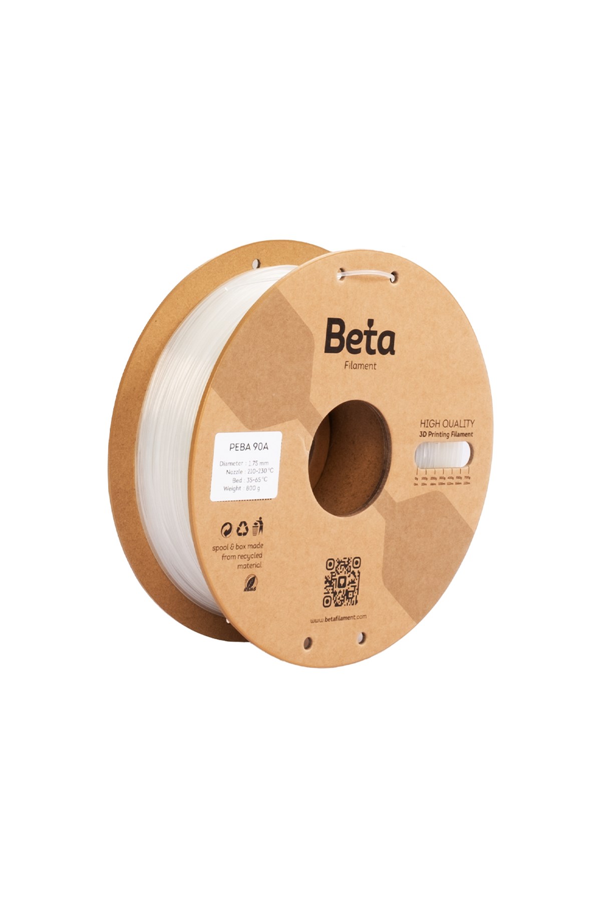 Beta PEBA 90A Transparent