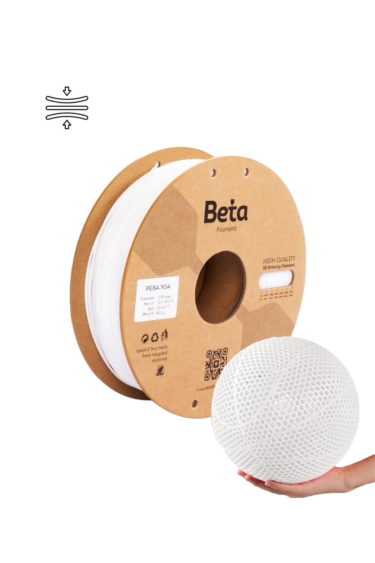 Beta PEBA 90A White