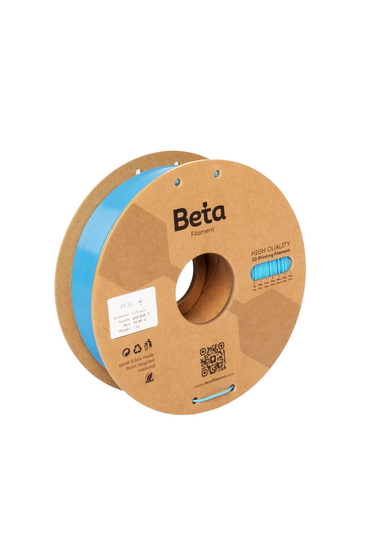 Beta PETG+ Filament Light Blue