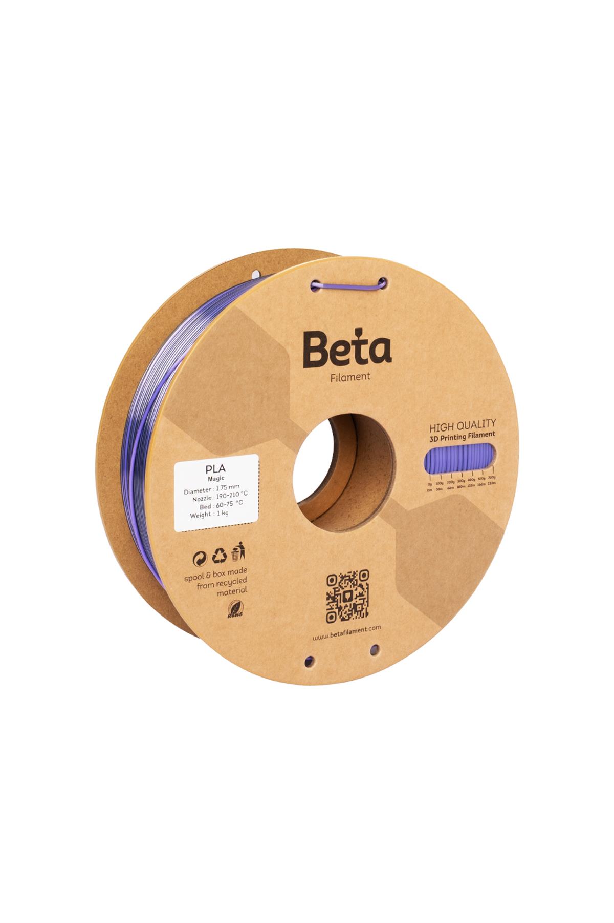 Beta PLA-Magic Silk Black-Purple