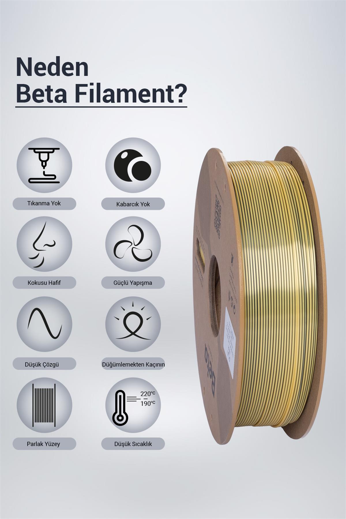 Beta PLA-Magic Silk Black-Yellow