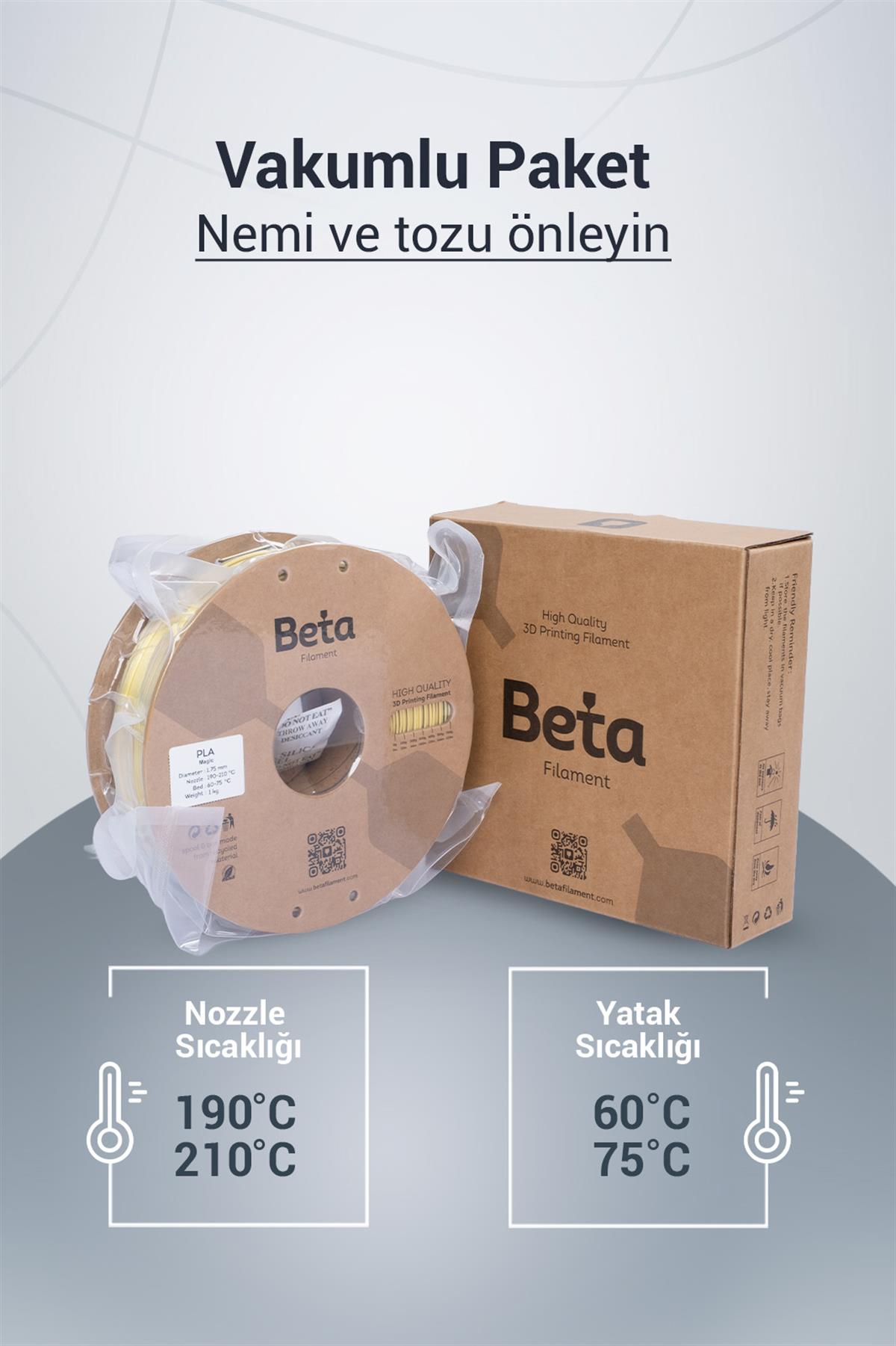 Beta PLA-Magic Silk Black-Yellow