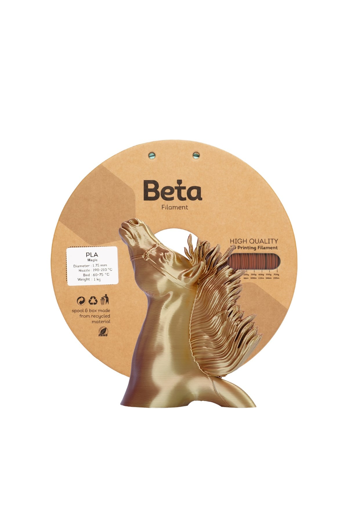 Beta PLA-Magic Silk Gold-Copper