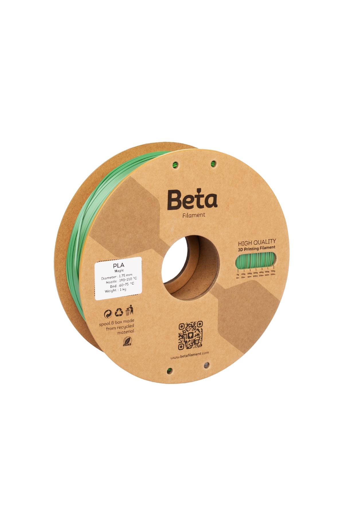 Beta PLA-Magic Silk Green-Orange