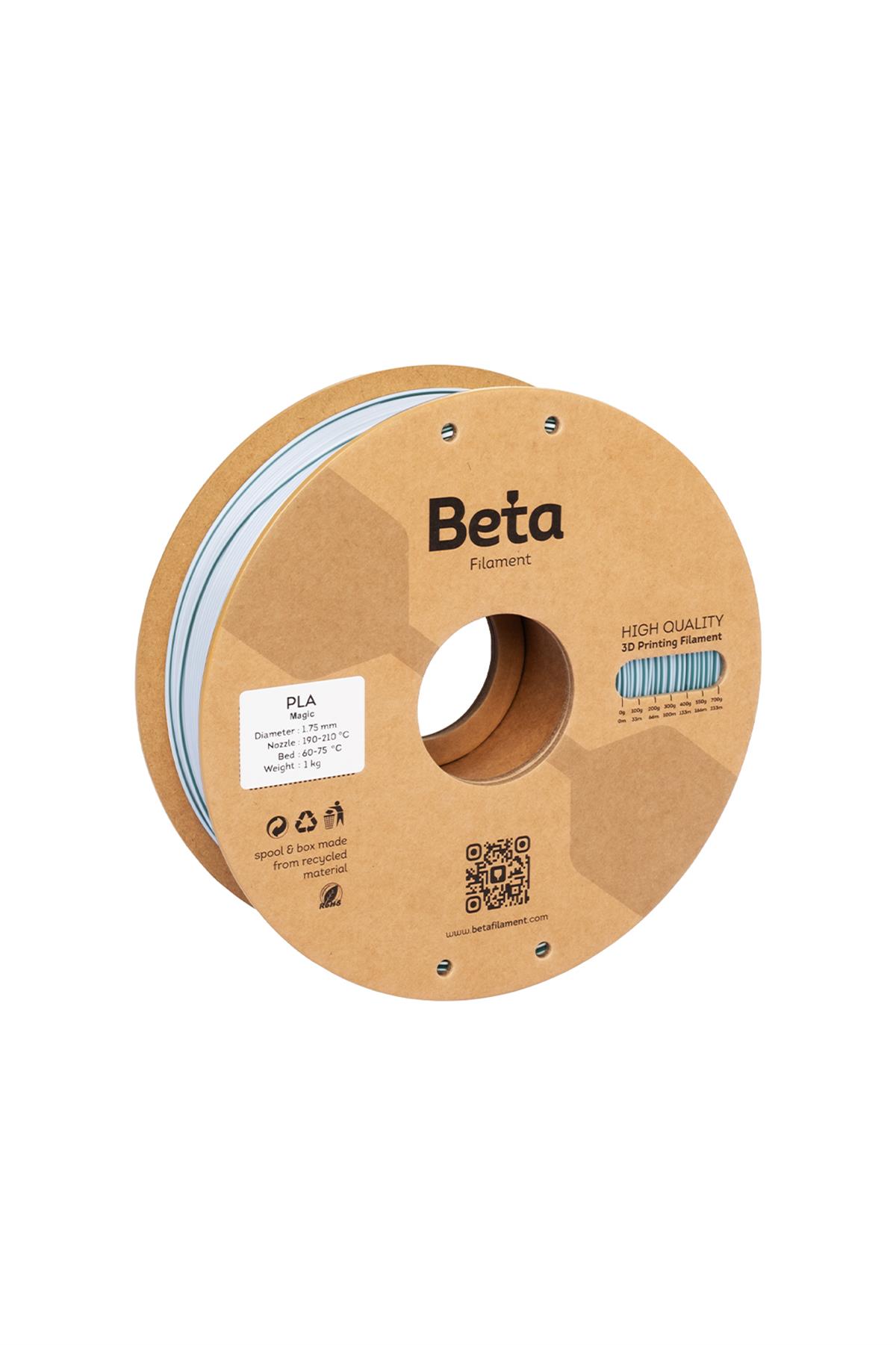 Beta PLA-Magic Silk Green-White