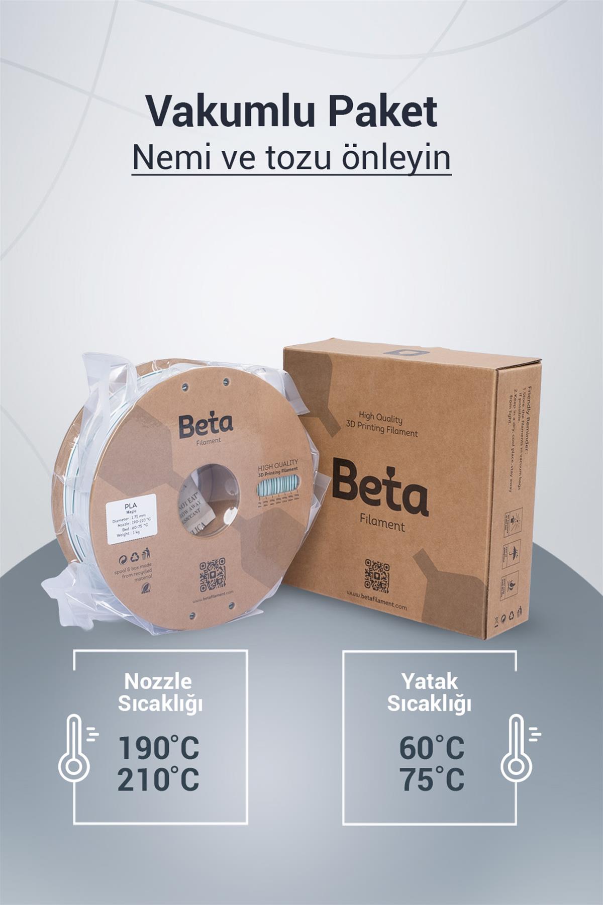 Beta PLA-Magic Silk Green-White