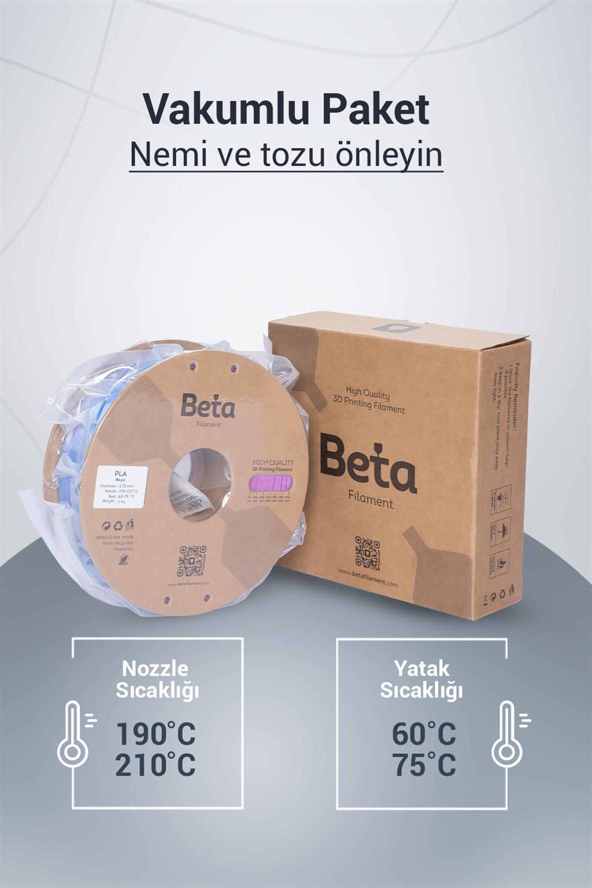 Beta PLA-Magic Silk Purple-Blue