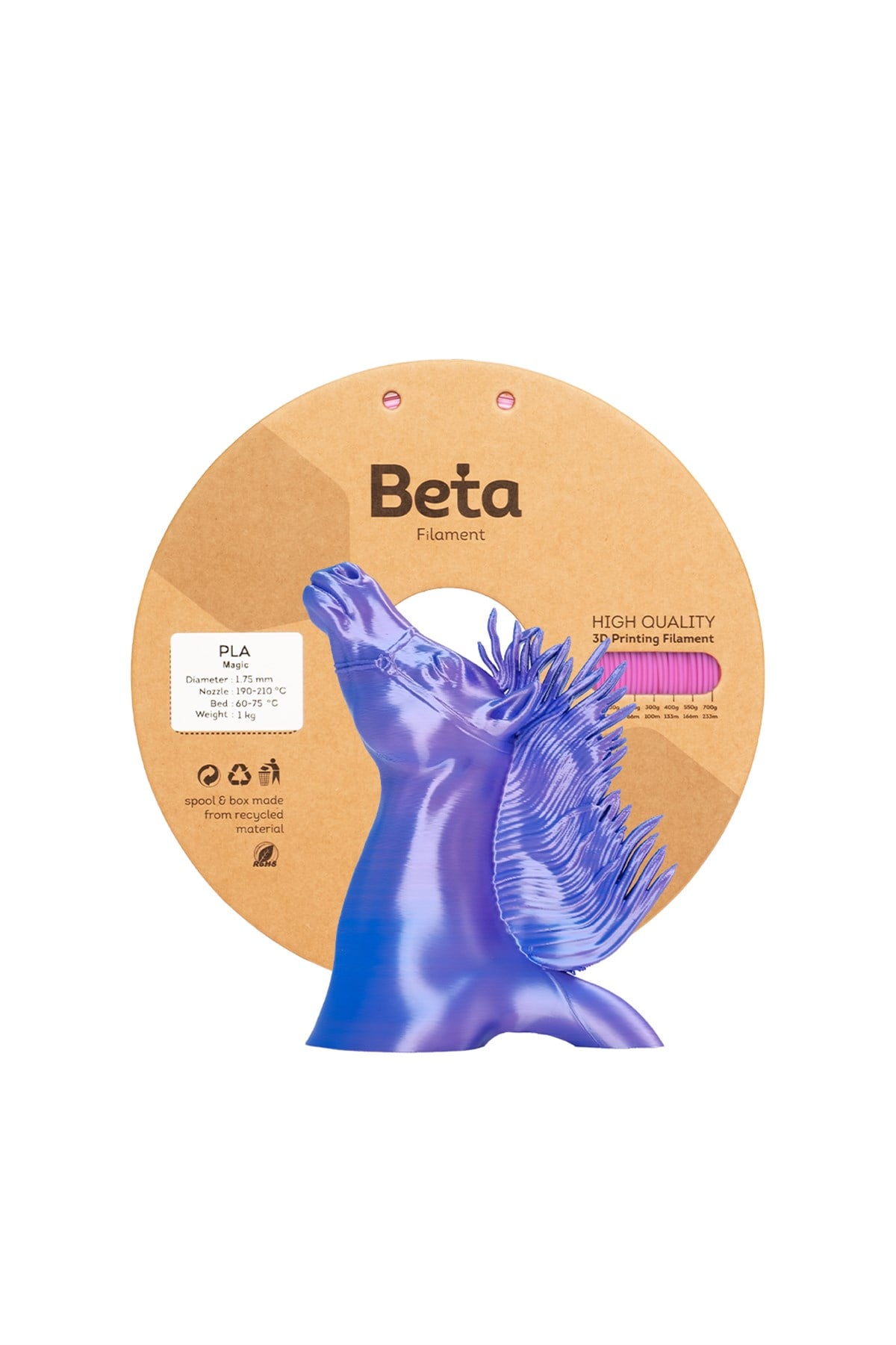 Beta PLA-Magic Silk Purple-Blue