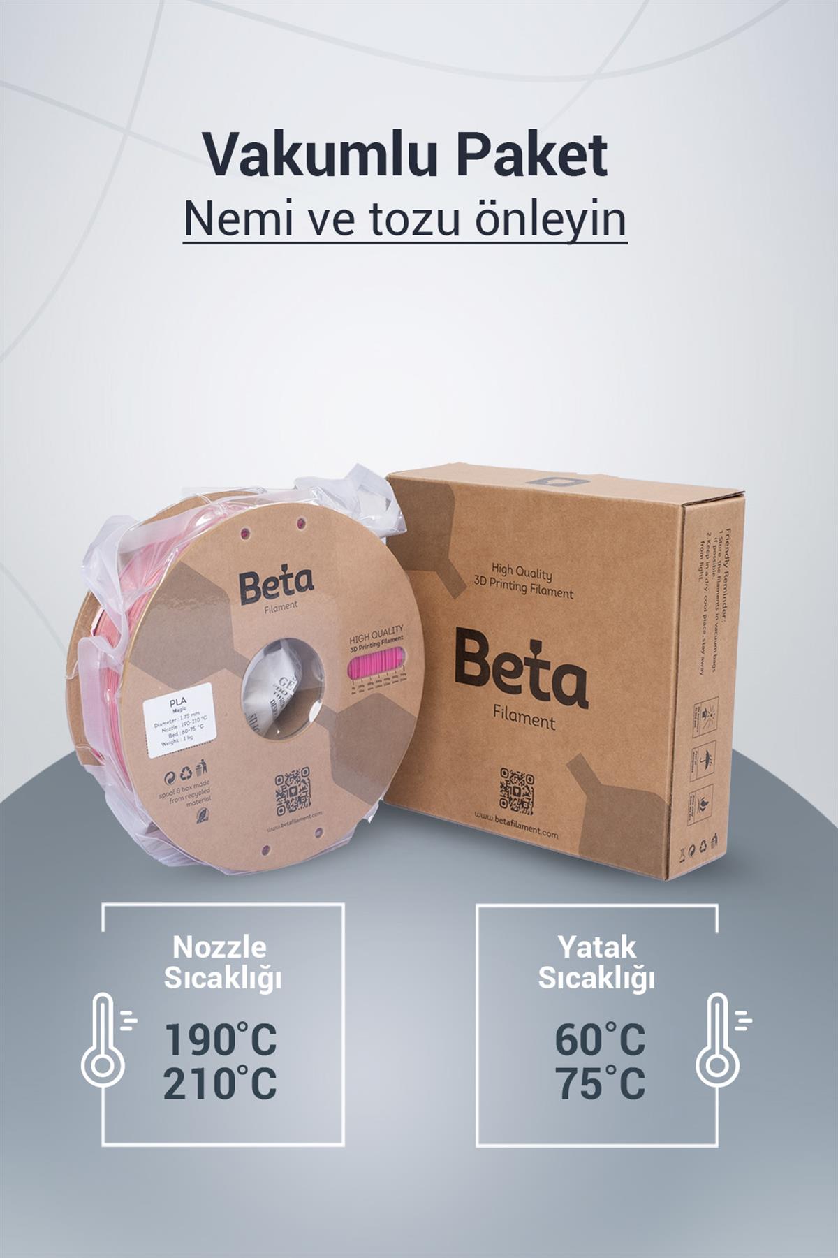 Beta PLA-Magic Silk Rose Red-Gold