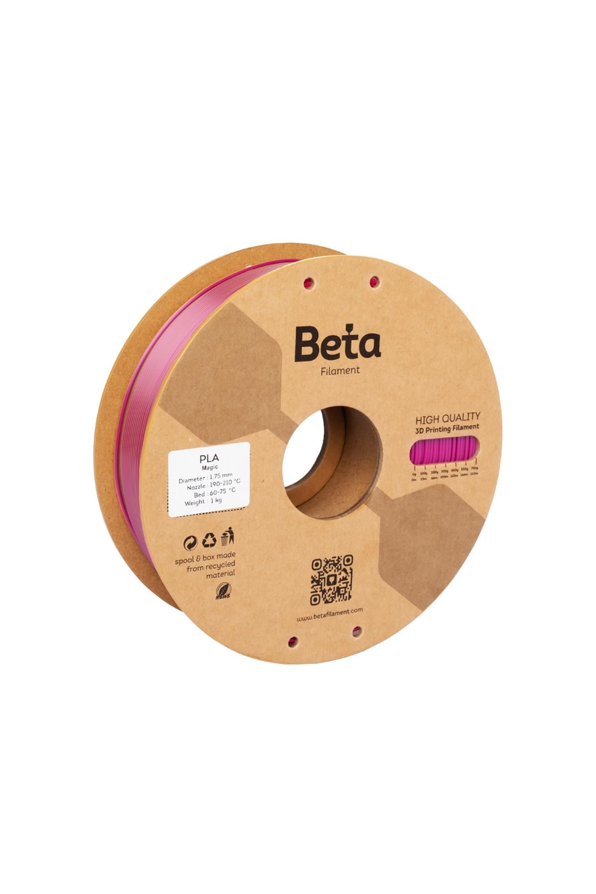Beta PLA-Magic Silk Rose Red-Gold