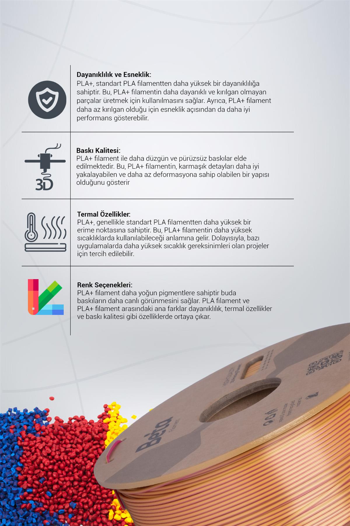 Beta PLA-Magic Silk Rose Red-Gold