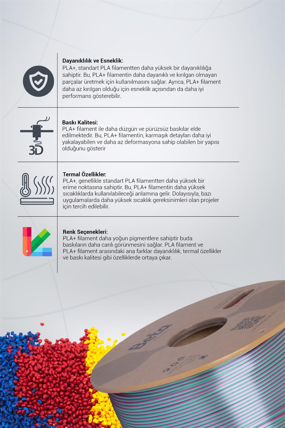 Beta PLA-Magic Silk Rose Red-Jade