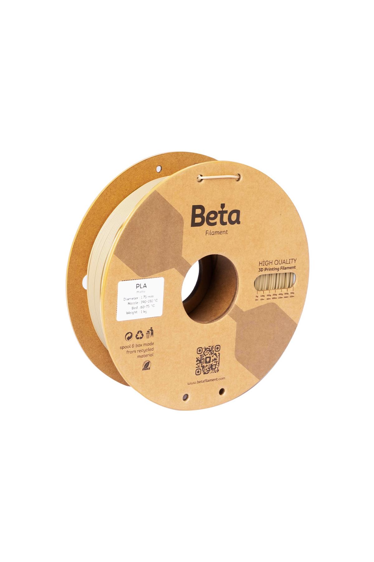 Beta PLA-Matte Filament Kraft