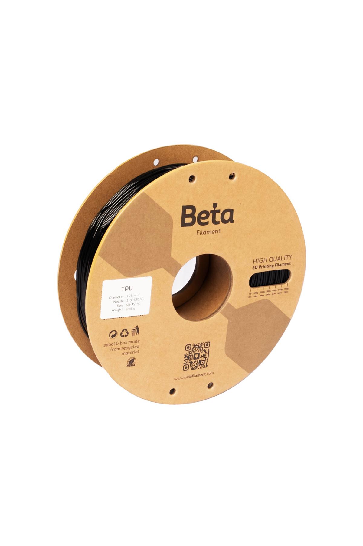 Beta TPU 95A Filament Black 