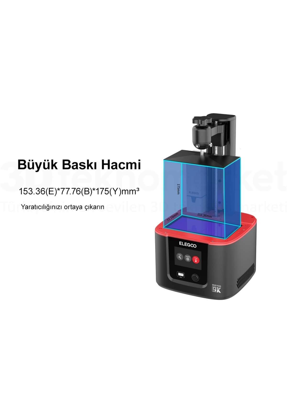 Elegoo Mars 4 9K 3D Yazıcı