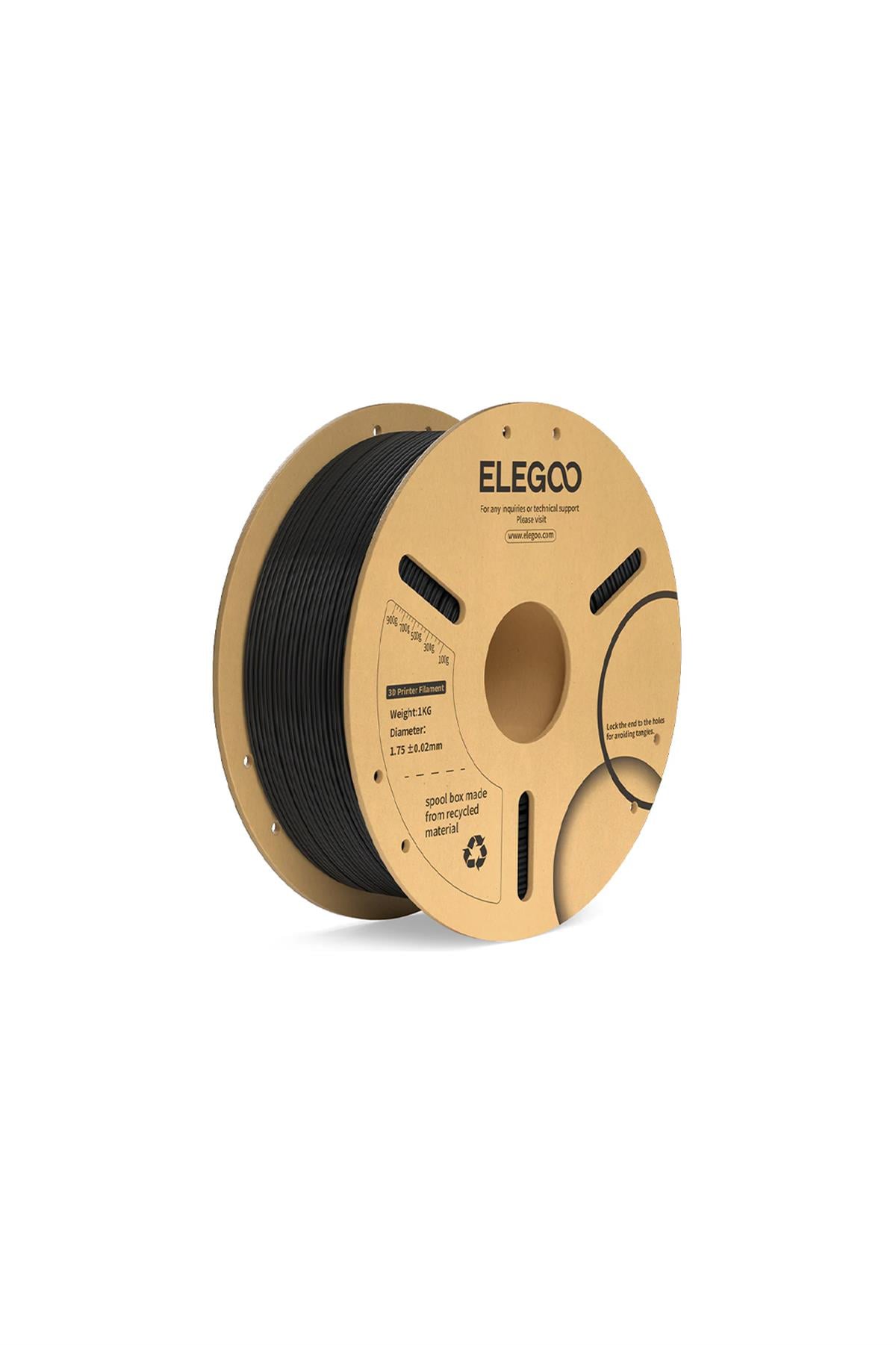 ELEGOO PLA+ Filament Black