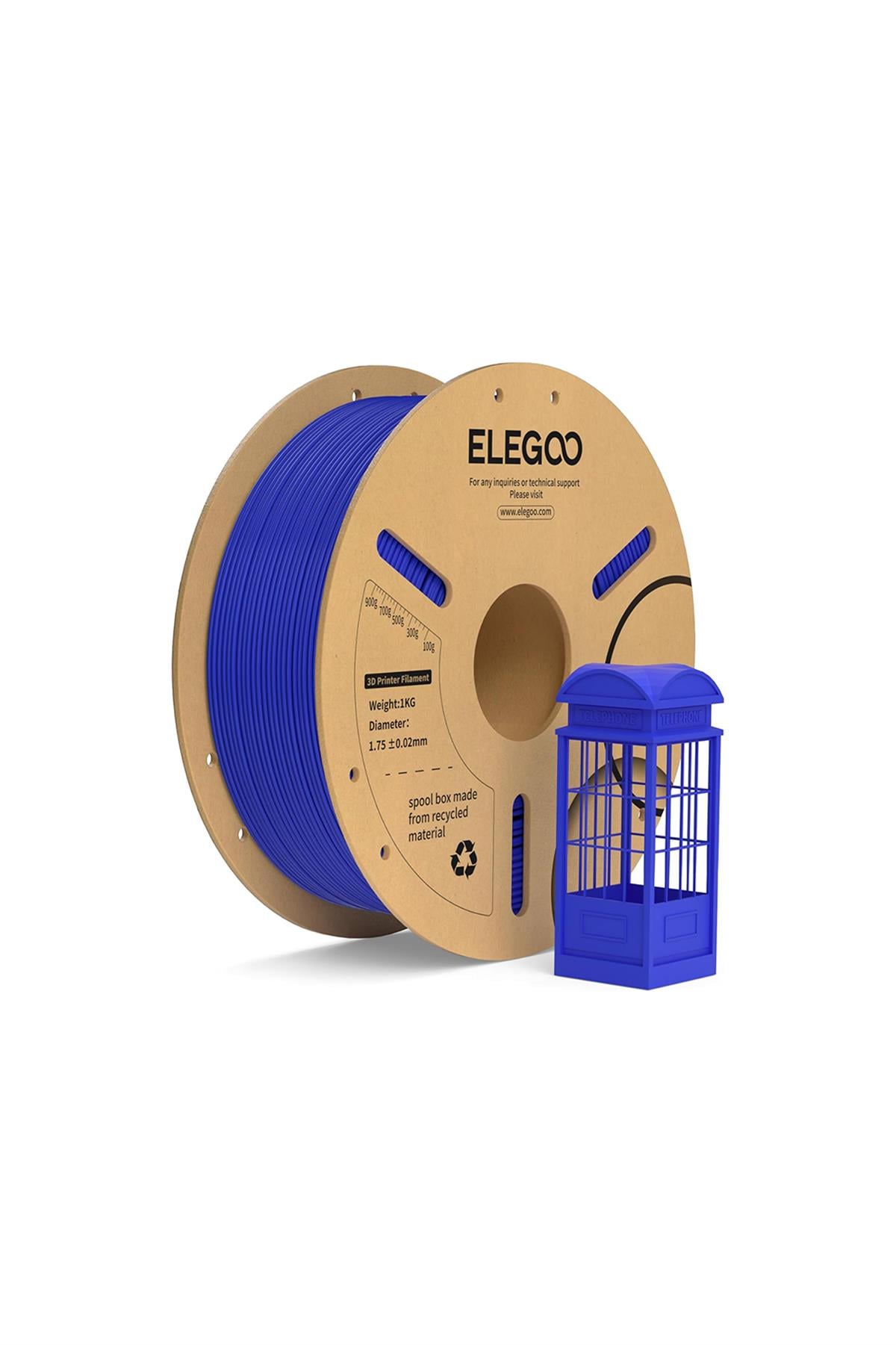 ELEGOO PLA+ Filament Dark Blue