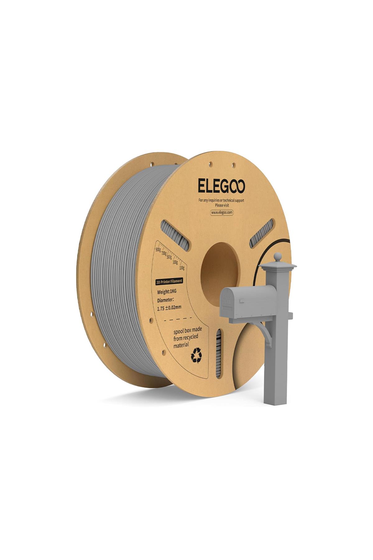 ELEGOO PLA+ Filament Grey