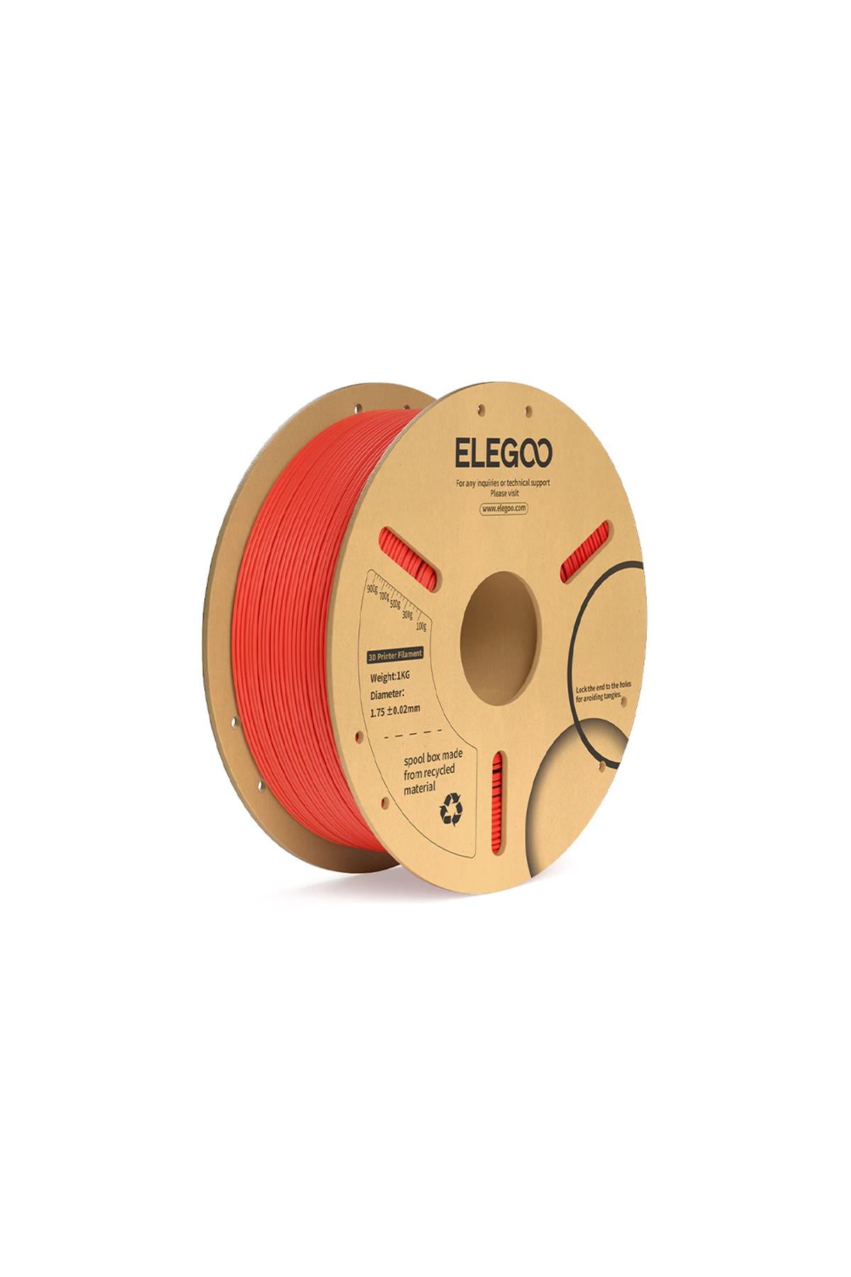 ELEGOO PLA+ Filament Red