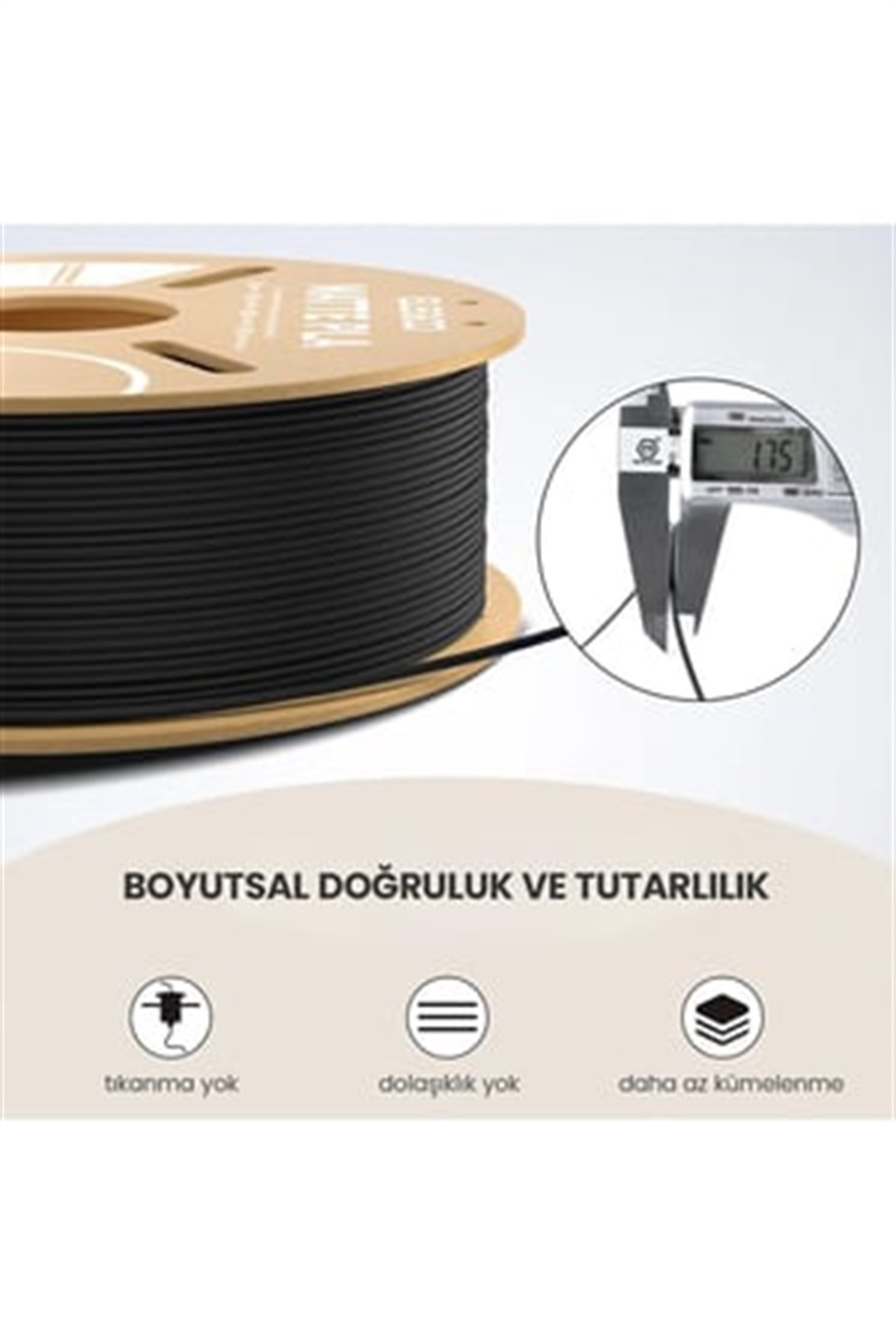 ELEGOO PLA Matte Filament Beige