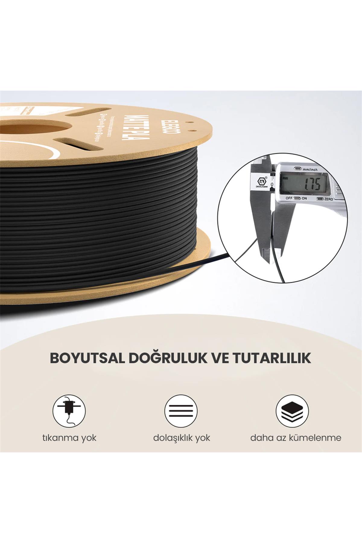 ELEGOO PLA Matte Filament White