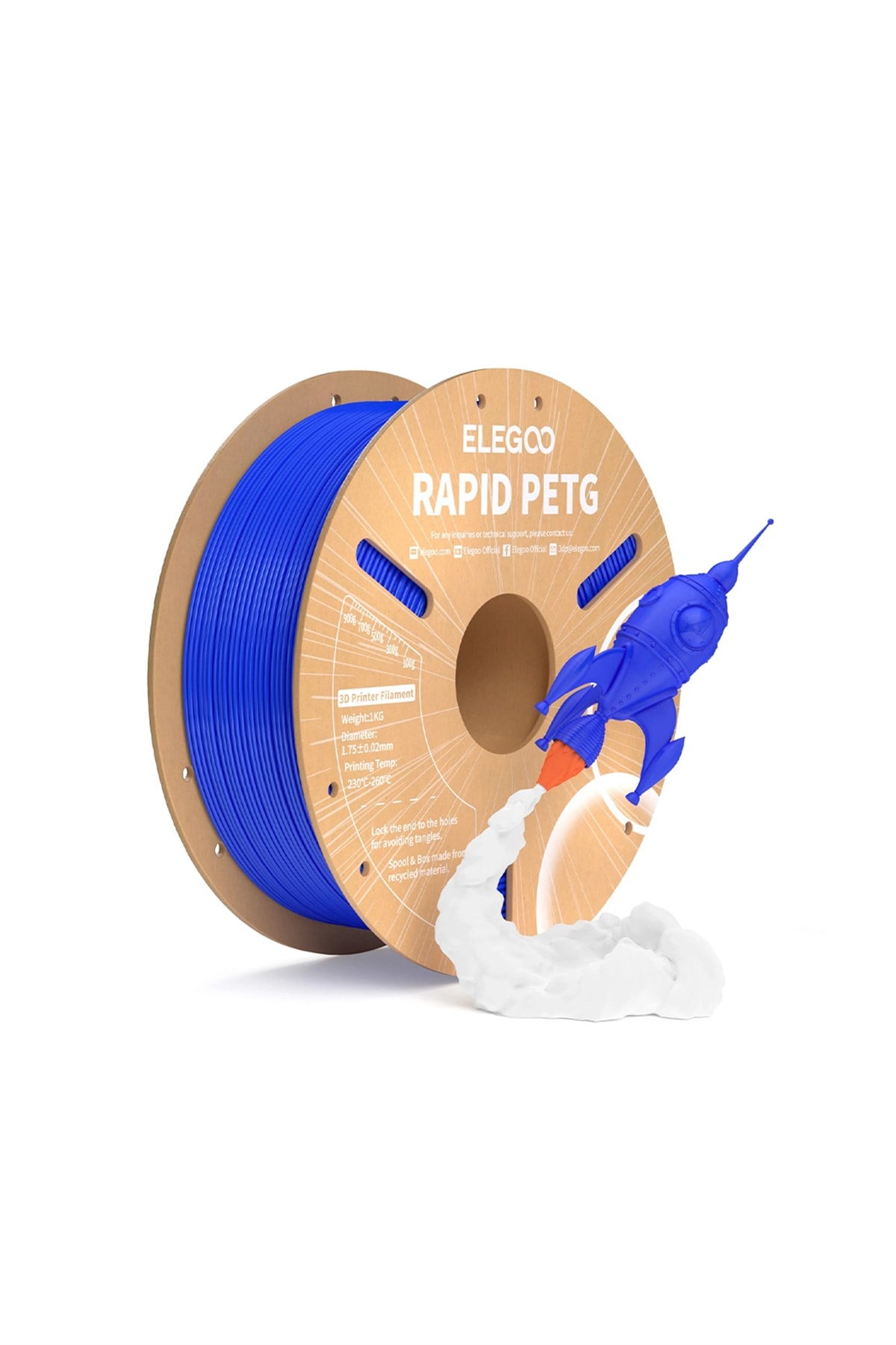 ELEGOO Rapid PETG Filament Blue