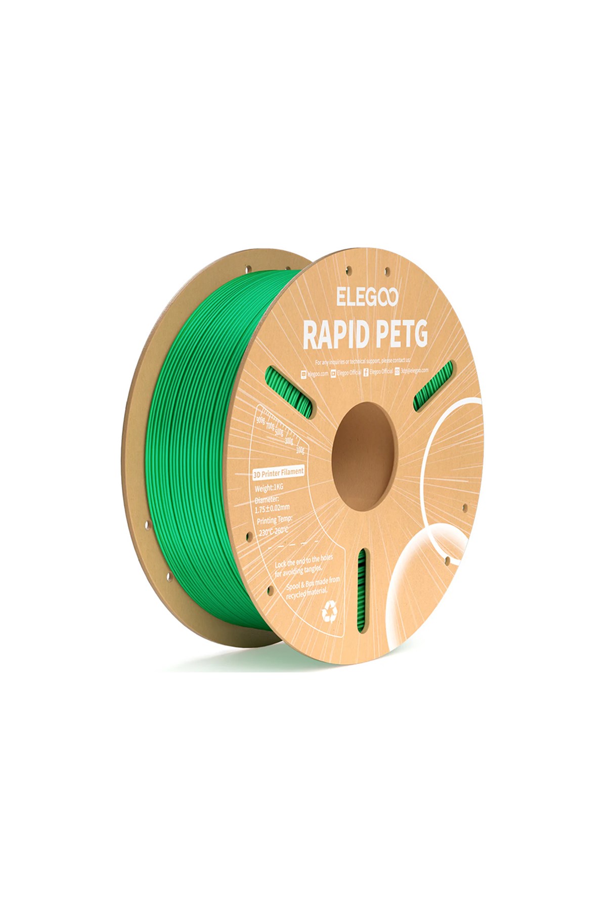 ELEGOO Rapid PETG Filament Green
