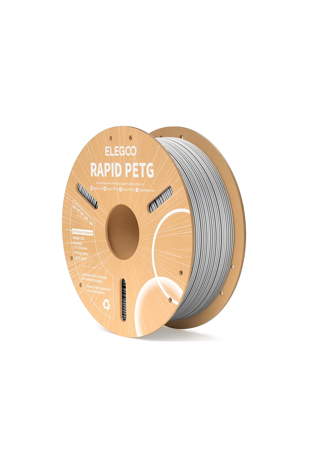 ELEGOO Rapid PETG Filament Grey