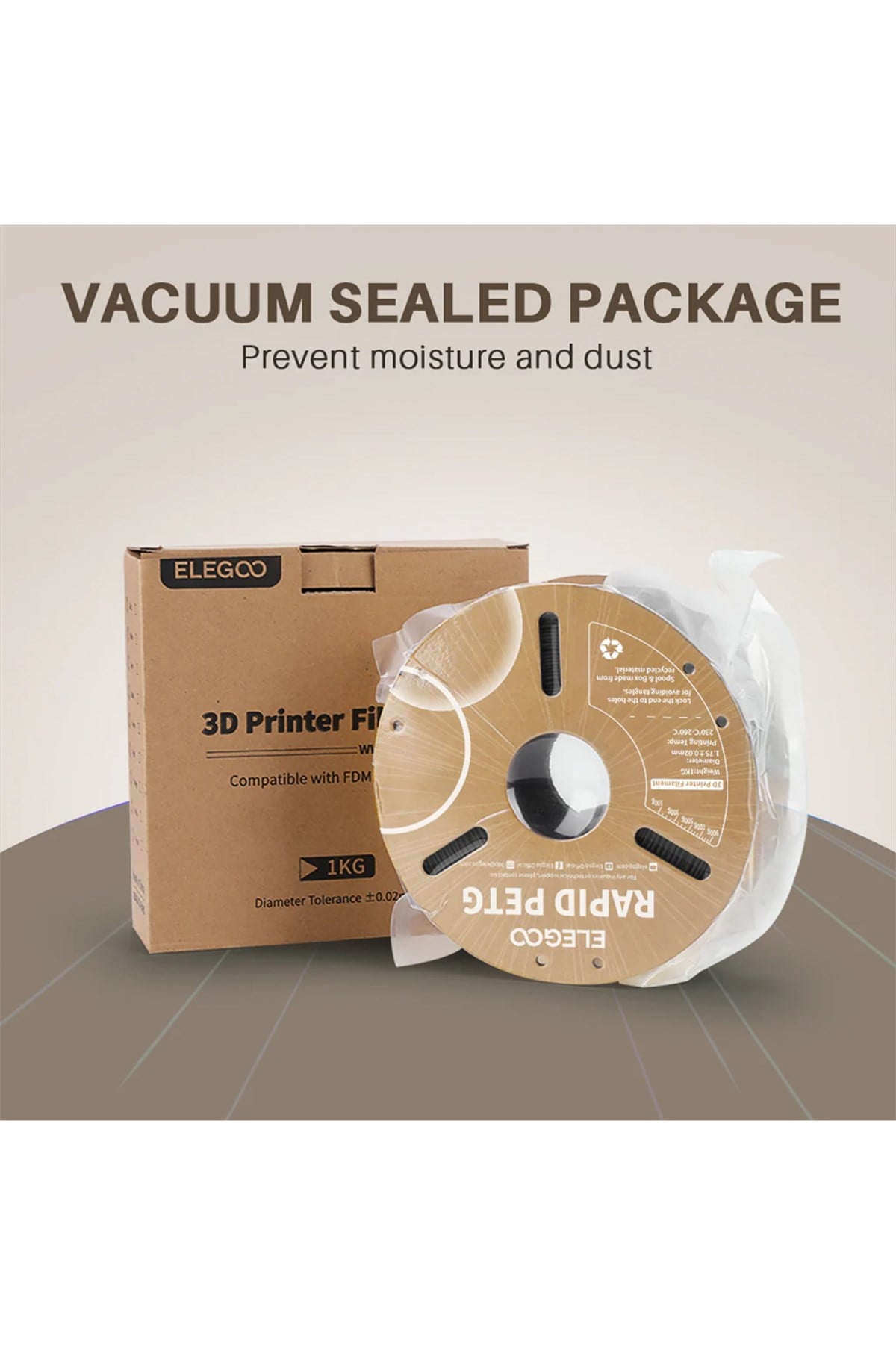 ELEGOO Rapid PETG Filament Red