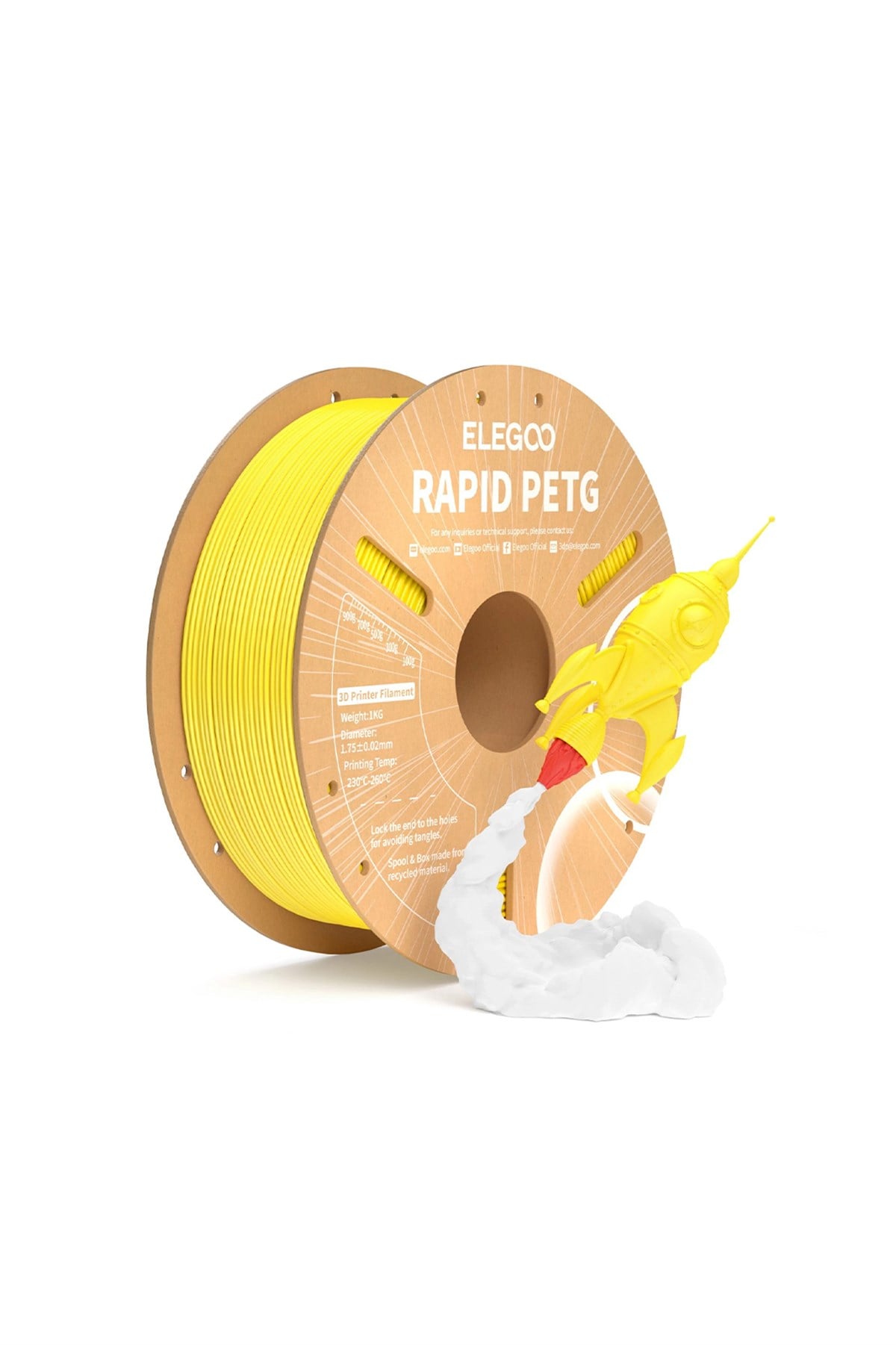 ELEGOO Rapid PETG Filament Yellow