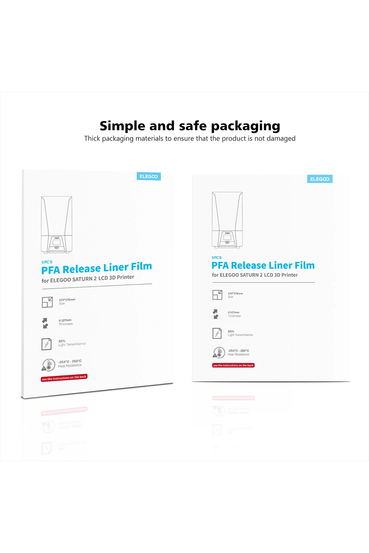 ELEGOO PFA Film 5 Adet - Saturn 2/3