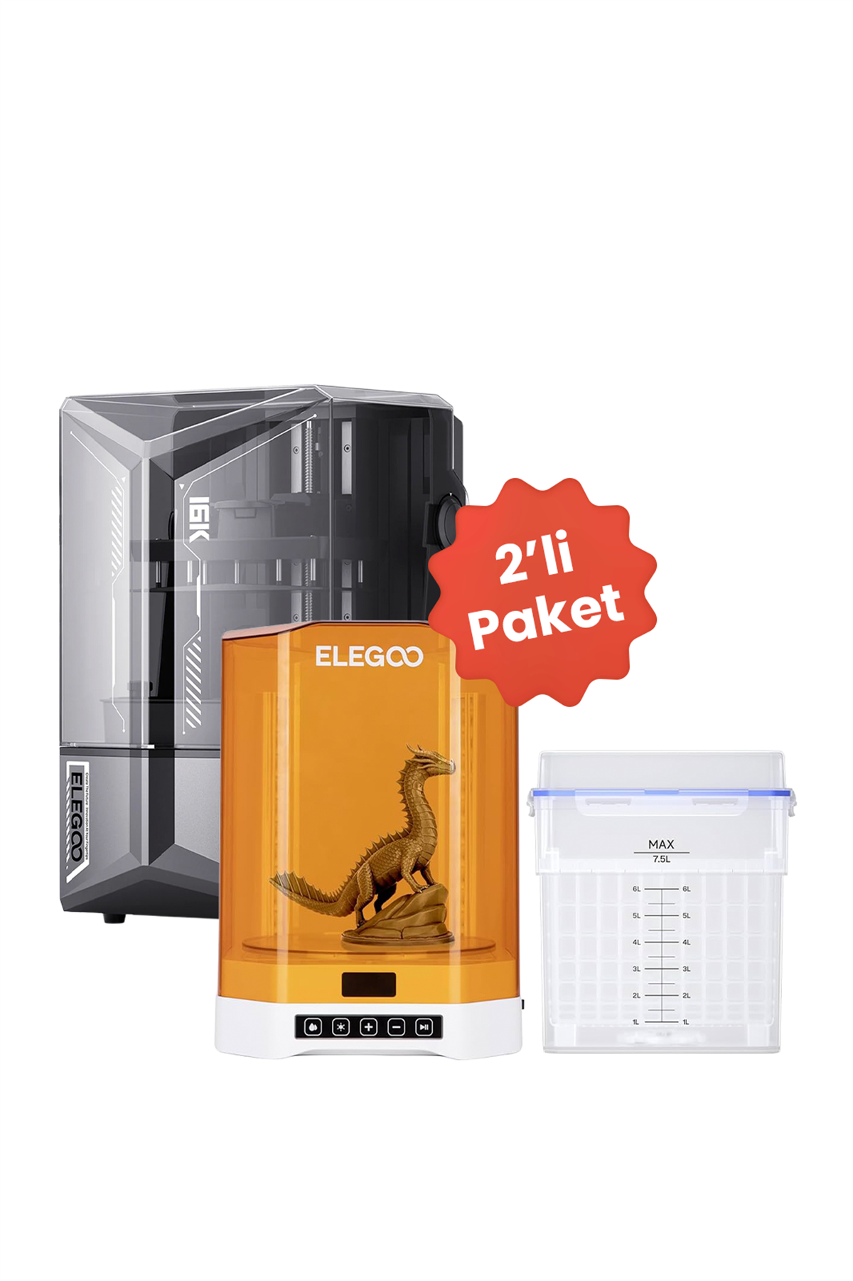 ELEGOO Saturn 4 Ultra 16K & Mercury Bundle