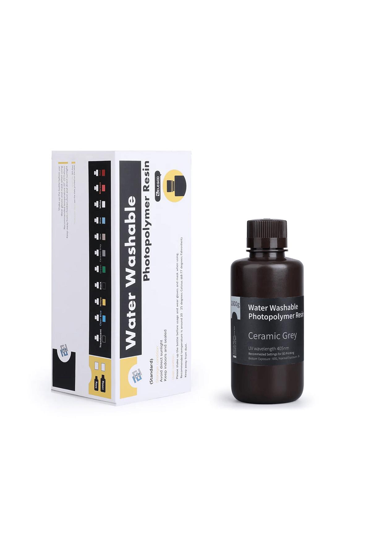 ELEGOO Suda Yıkanabilir Reçine Seramik Gri