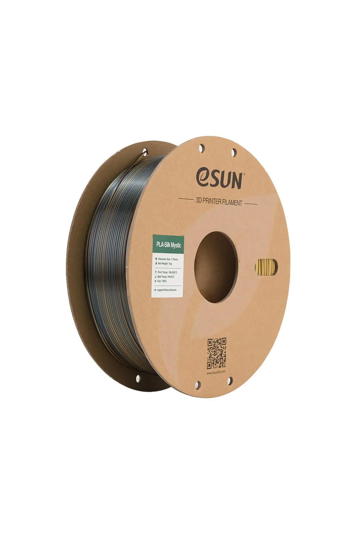 Esun PLA-Silk Mystic Filament Gold-Green-Black