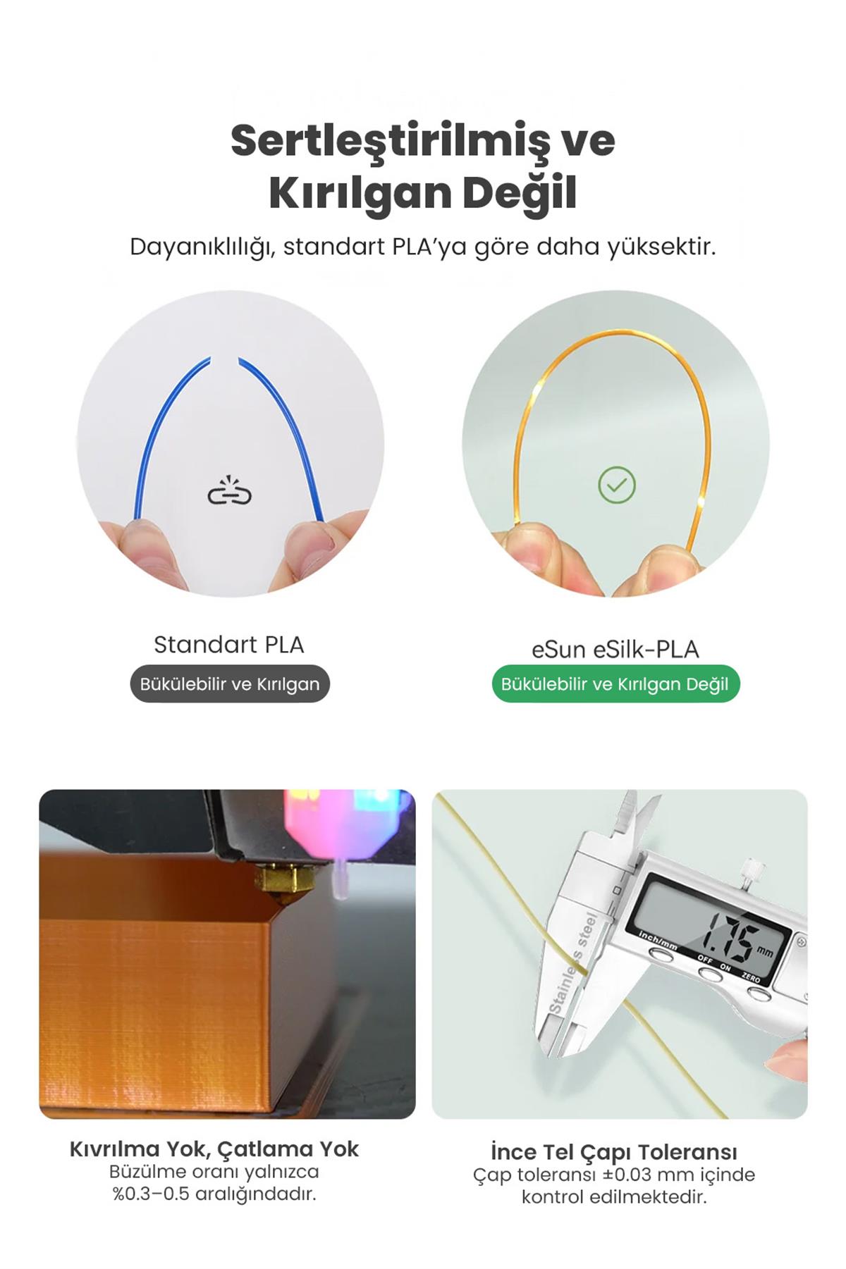 Esun eSilk-PLA Filament Forest