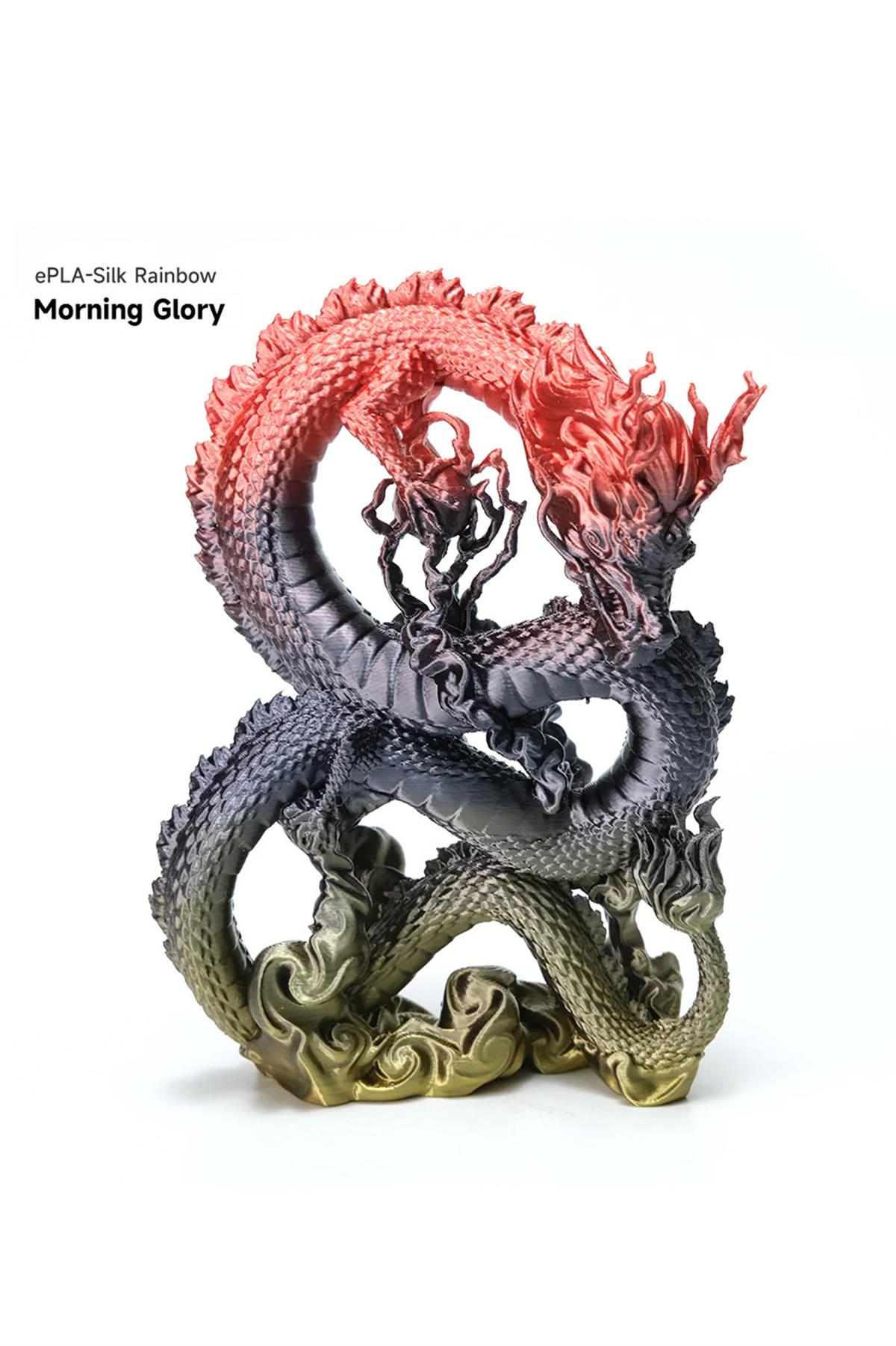 Esun eSilk-PLA Filament Rainbow Morning Glory