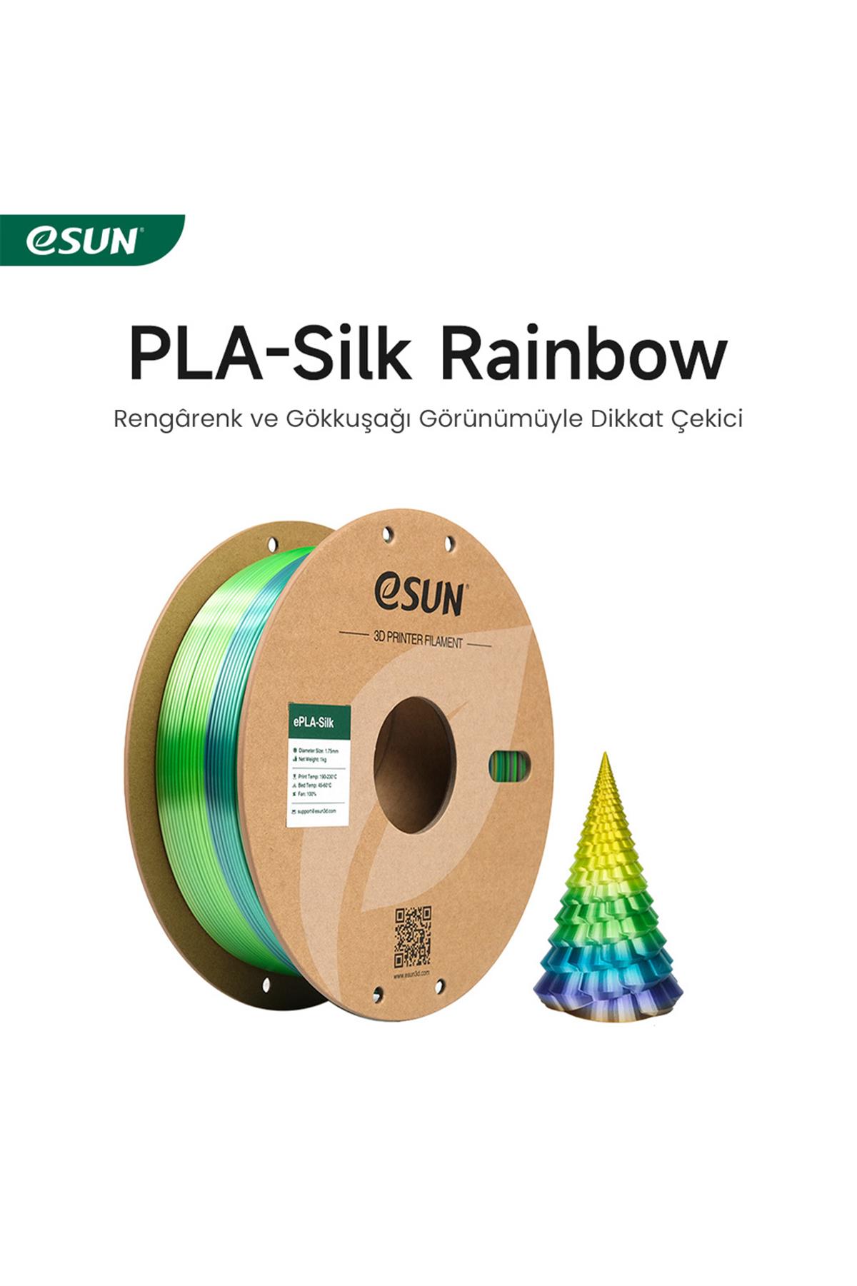 Esun eSilk-PLA Filament Rainbow Scorching Sun