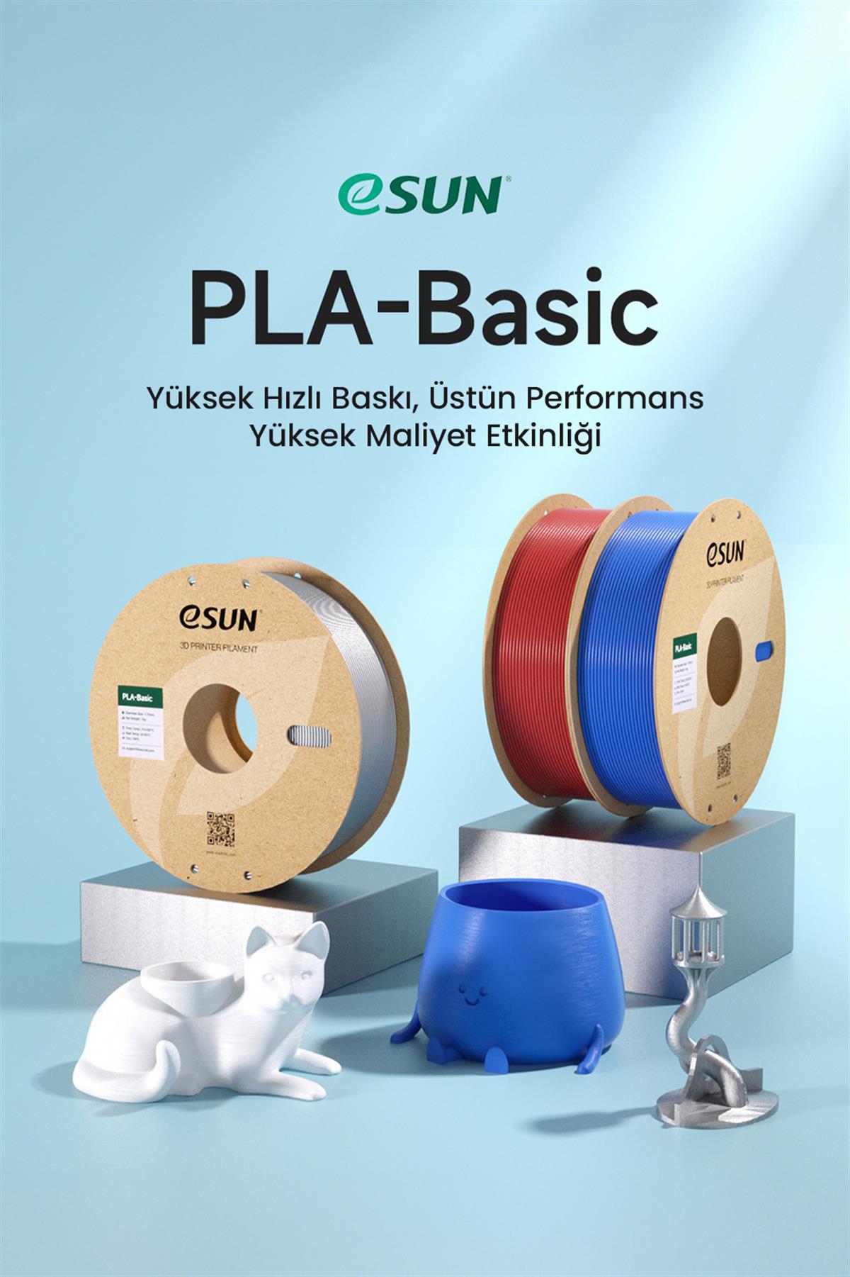 Esun PLA-Basic Filament Beige